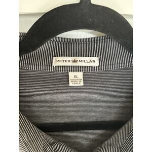 Peter Millar Men's Golf Polo Shirt Size XL Stripe Pattern
